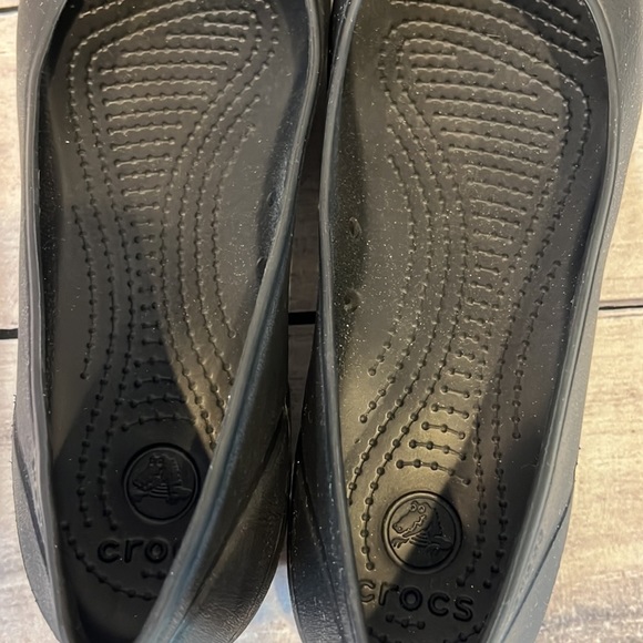 Crocs Patent Leather Toe Iconic Comfort Shoe Size 10 - Picture 4 of 5